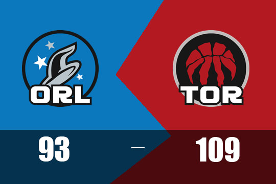 2025年1月22日NBA战报：魔术以93比109不敌猛龙
