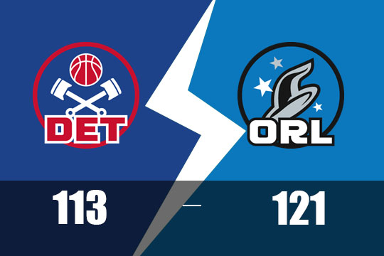 2025年1月26日NBA比赛战报：活塞以113比121不敌魔术