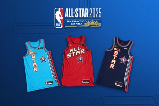 2025年NBA全明星赛的队服和球场正式亮相