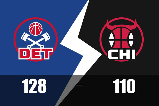 2025年2月13日NBA比赛战报：活塞以128比110胜公牛