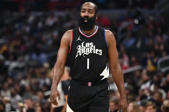 哈登超越奥拉朱旺，升至NBA历史得分榜第13位