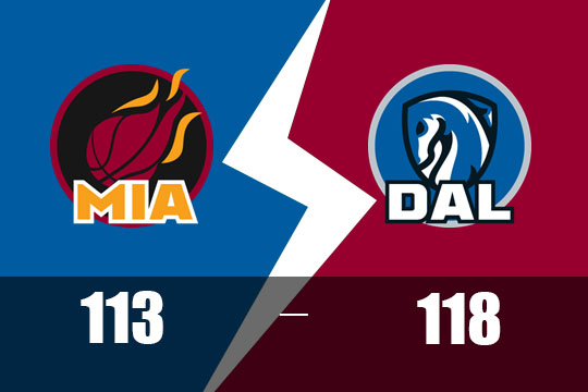2025年2月14日NBA比赛战报：热火以113比118不敌独行侠