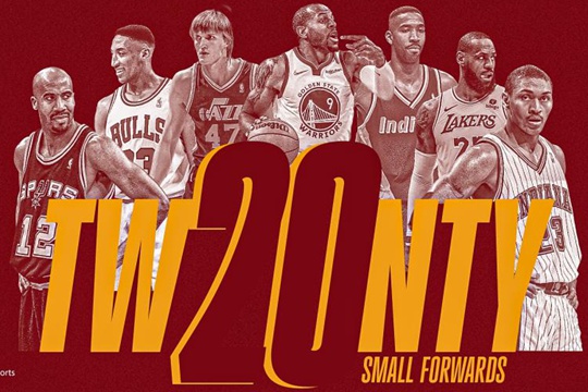 HoopsHype评NBA历史上最伟大的20位防守型小前锋人选