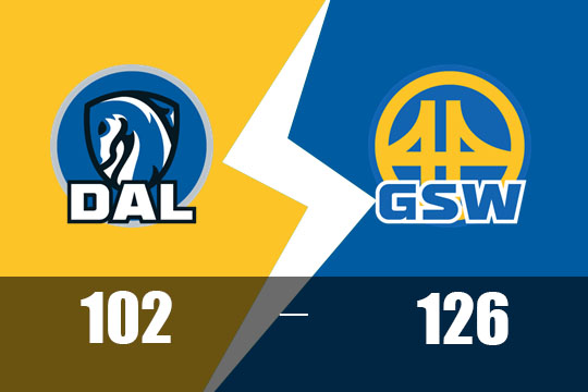 2025年2月23日NBA比赛战报：独行侠以102比126大输勇士