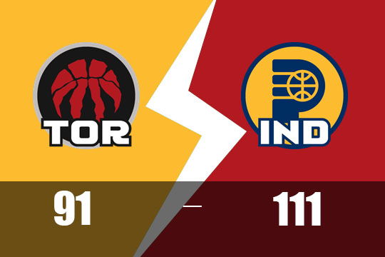 2025年2月27日NBA比赛战报：猛龙以91比111不敌步行者