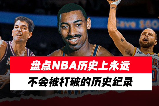 盘点NBA历史上永远不会被打破的历史纪录