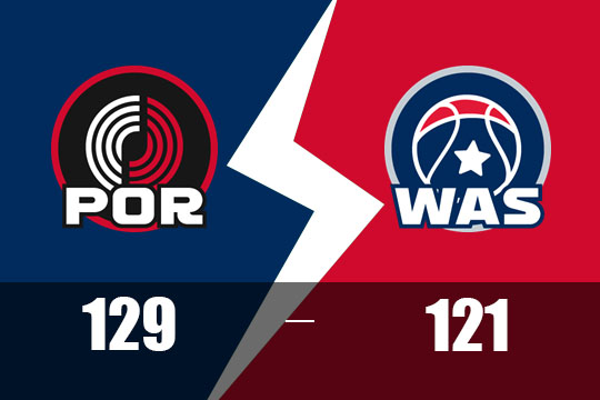 2025年2月27日NBA比赛战报：开拓者以129比121胜奇才