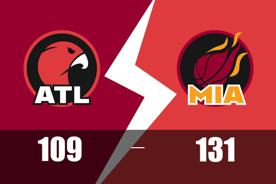 2025年2月27日NBA比赛战报：老鹰以109比131大输热火