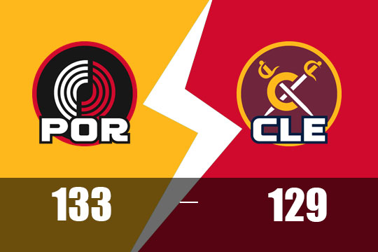 2025年3月3日NBA比赛战报：开拓者以129比133不敌骑士，骑士豪取十连胜