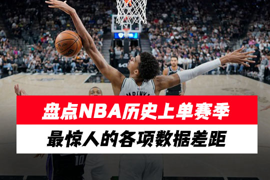 盘点NBA历史上单赛季最惊人的各项数据差距