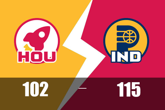 2025年3月5日NBA比赛战报：火箭以102-115不敌步行者，哈利伯顿28+15