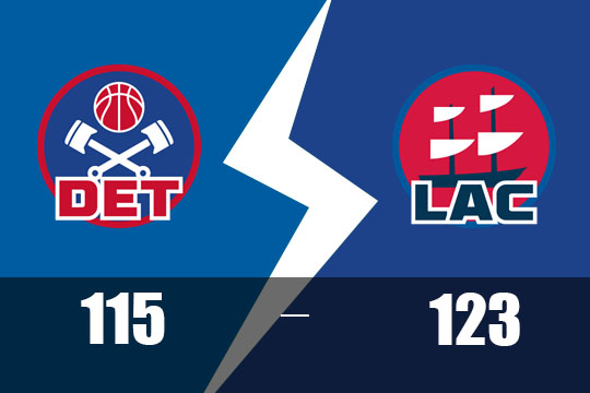 哈登50分狂飙，快船主场123-115力克活塞(3月6日NBA比赛战报)