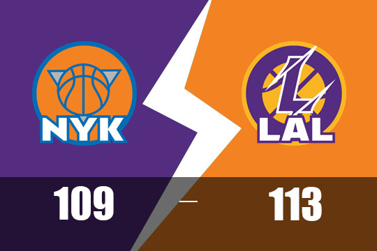 2025年3月7日NBA比赛战报：尼克斯109-113不敌湖人，布伦森伤退