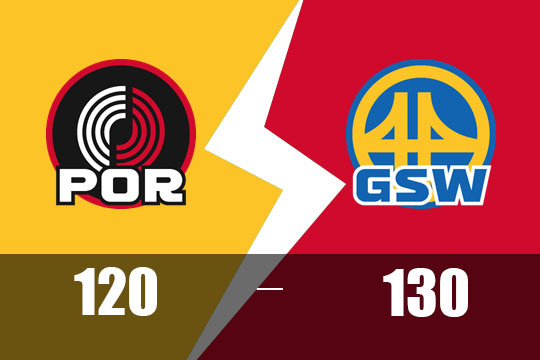佩顿二世替补狂砍26分，勇士主场130-120胜开拓者(3月11日NBA比赛战报)