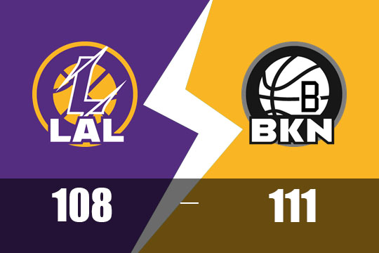 缺少詹姆斯的湖人客场108-111惜败篮网(3月11日NBA比赛战报)