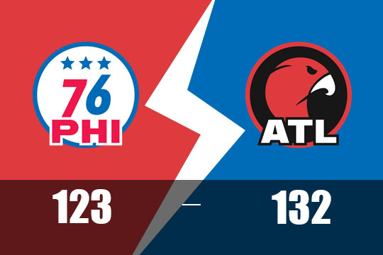 特雷杨缺阵，老鹰主场132-123力克76人（3月11日NBA比赛战报）