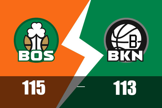 篮网再空分?凯尔特人客场115-113险胜篮网(3月16日NBA比赛战报)