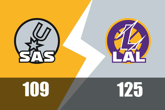 里分合砍51分湖人主场以125比109轻取马刺(3月18日NBA比赛战报)