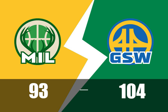 巴特勒24+8太硬了，勇士主场104-93击退雄鹿(3月19日NBA比赛战报)