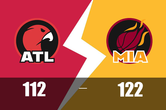 希罗36分火力全开!热火主场122-112击退老鹰