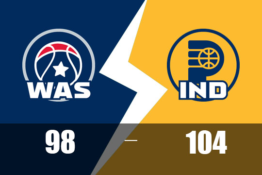 奇才客场98-104不敌步行者（4月9日NBA比赛战报）