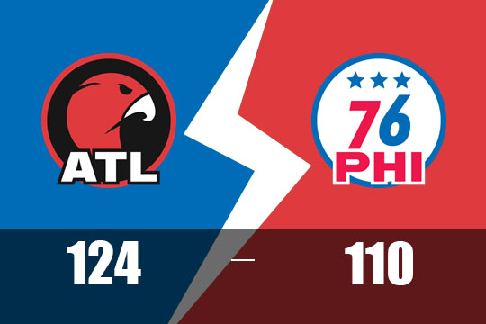 特雷杨36+11勒韦尔31分!老鹰客场124-110轻取76人(4月12日NBA比赛战报)