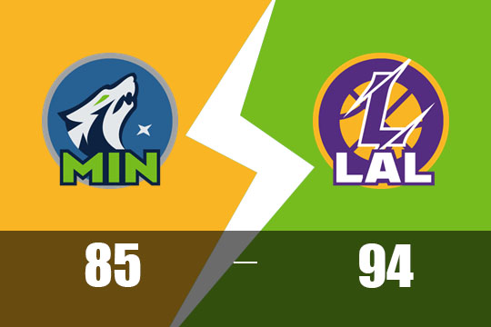 东契奇31+12+9詹姆斯21+11，湖人主场94-85战胜森林狼(4月23日NBA战报)