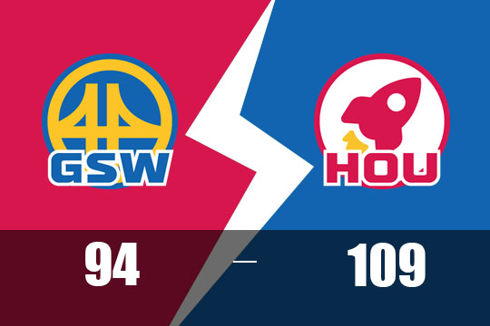 格林38分引领火箭109-94胜勇士大比分1-1平(4月24日NBA战报)