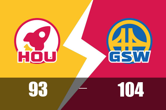 库里36分,勇士104-93胜火箭,大比分2-1(4月27日NBA战报)